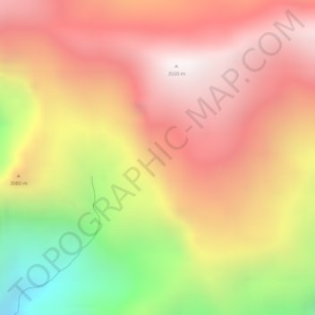 Bokoma / Pogomaの地形図、標高、地勢