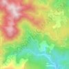 La Rouvièreの地形図、標高、地勢