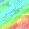 Tornagrainの地形図、標高、地勢
