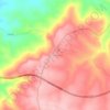 Sid Ahmed Cherifの地形図、標高、地勢