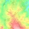 Brelaudieの地形図、標高、地勢