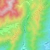 路原の地形図、標高、地勢