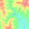 申果庄乡の地形図、標高、地勢