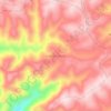 Soledad Perasの地形図、標高、地勢