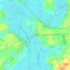 Petit Port la Clayeの地形図、標高、地勢