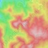 臼ヶ岳の地形図、標高、地勢