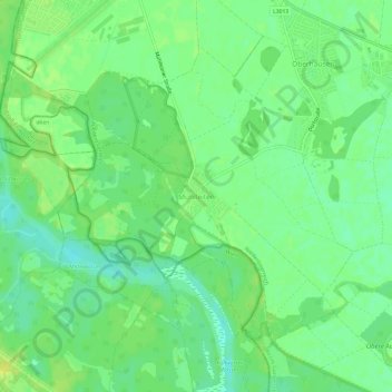 Mühlleitenの地形図、標高、地勢