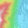 Alpe Grandiの地形図、標高、地勢