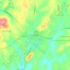 Libertytownの地形図、標高、地勢