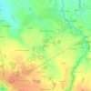 Beaulieuの地形図、標高、地勢