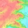 La Padôleの地形図、標高、地勢