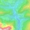 Dezzo di Scalveの地形図、標高、地勢