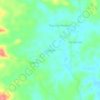 Inumanの地形図、標高、地勢