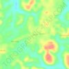 Lenonの地形図、標高、地勢