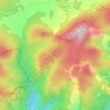 Mola de Llucの地形図、標高、地勢