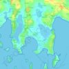 Ker Edenの地形図、標高、地勢