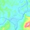 Tarongkoの地形図、標高、地勢