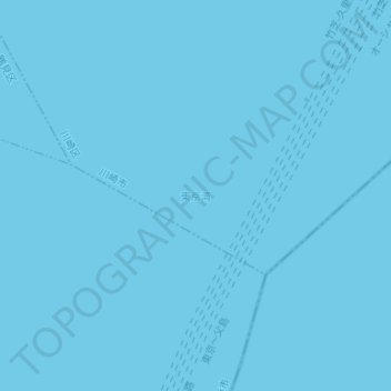 東京湾の地形図、標高、地勢