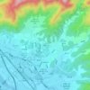 秀府村の地形図、標高、地勢