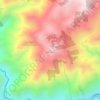Mesalomaの地形図、標高、地勢