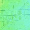 Elmの地形図、標高、地勢