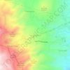 Karya Mekarの地形図、標高、地勢