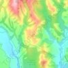 Wandleの地形図、標高、地勢