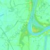 Malcantoneの地形図、標高、地勢