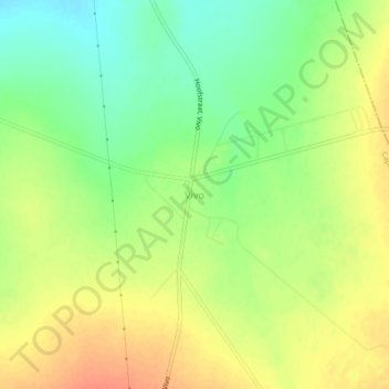 Vivoの地形図、標高、地勢