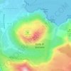 Vulcanoの地形図、標高、地勢