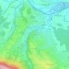 Steinwandの地形図、標高、地勢