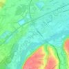 Waidhausenの地形図、標高、地勢