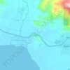 Colonia Brasiliaの地形図、標高、地勢