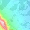 Riebeek-Wesの地形図、標高、地勢