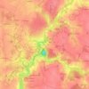 La Trottinièreの地形図、標高、地勢