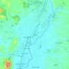 ナーンの地形図、標高、地勢