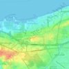 Lotissement les Mandariniersの地形図、標高、地勢