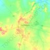 Bloemfonteinの地形図、標高、地勢