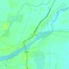 Mukkaniの地形図、標高、地勢