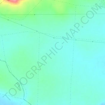 Matasieteの地形図、標高、地勢