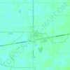 Stanhopeの地形図、標高、地勢