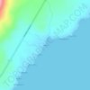 Hanaiの地形図、標高、地勢