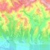 Zaatriaの地形図、標高、地勢