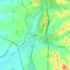 Bidorの地形図、標高、地勢