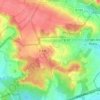 Le Chardonnetの地形図、標高、地勢
