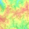 Meadow Springsの地形図、標高、地勢