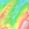 Innerfeldの地形図、標高、地勢