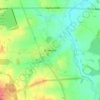 Brewoodの地形図、標高、地勢