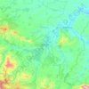 モンタナの地形図、標高、地勢