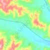 San Patricioの地形図、標高、地勢